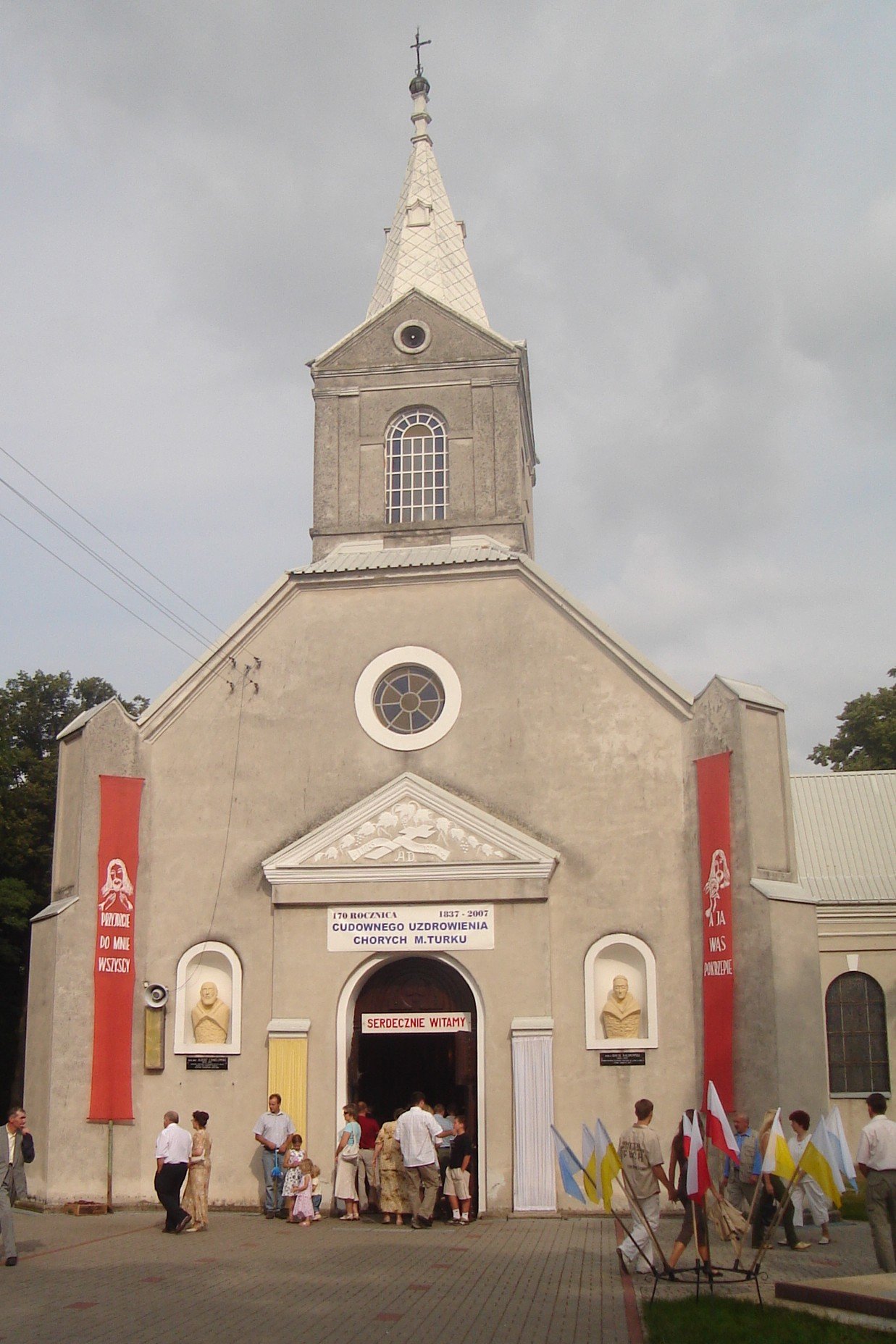 Church of the Transfiguration and Saint Valentine, Galew