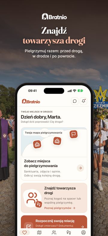 Bratnio home screen